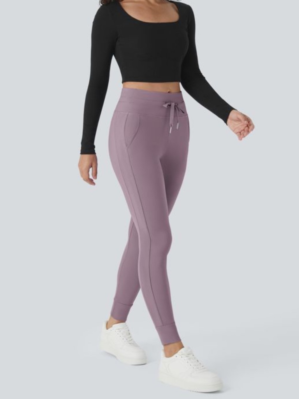Halara SoftlyZero™ Plush High Waisted Drawstring Pocket Plain joggers  NWT XS